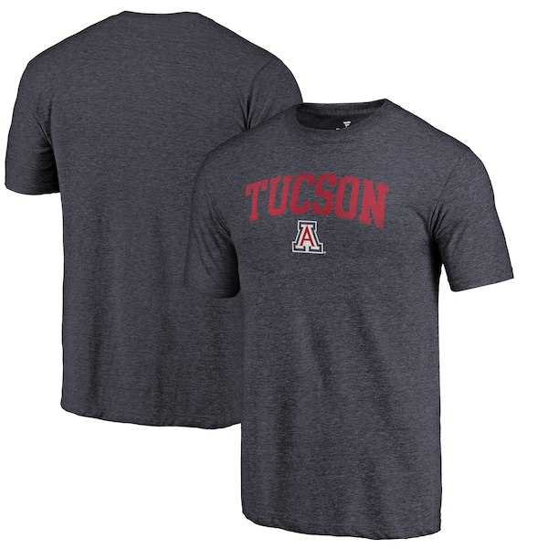 Arizona Wildcats Fanatics Branded Navy Arched City Tri Blend T-Shirt,We sell and wholesale Arizona Wildcats Fanatics Branded Navy Arched City Tri Blend T-Shirt on line form chian!